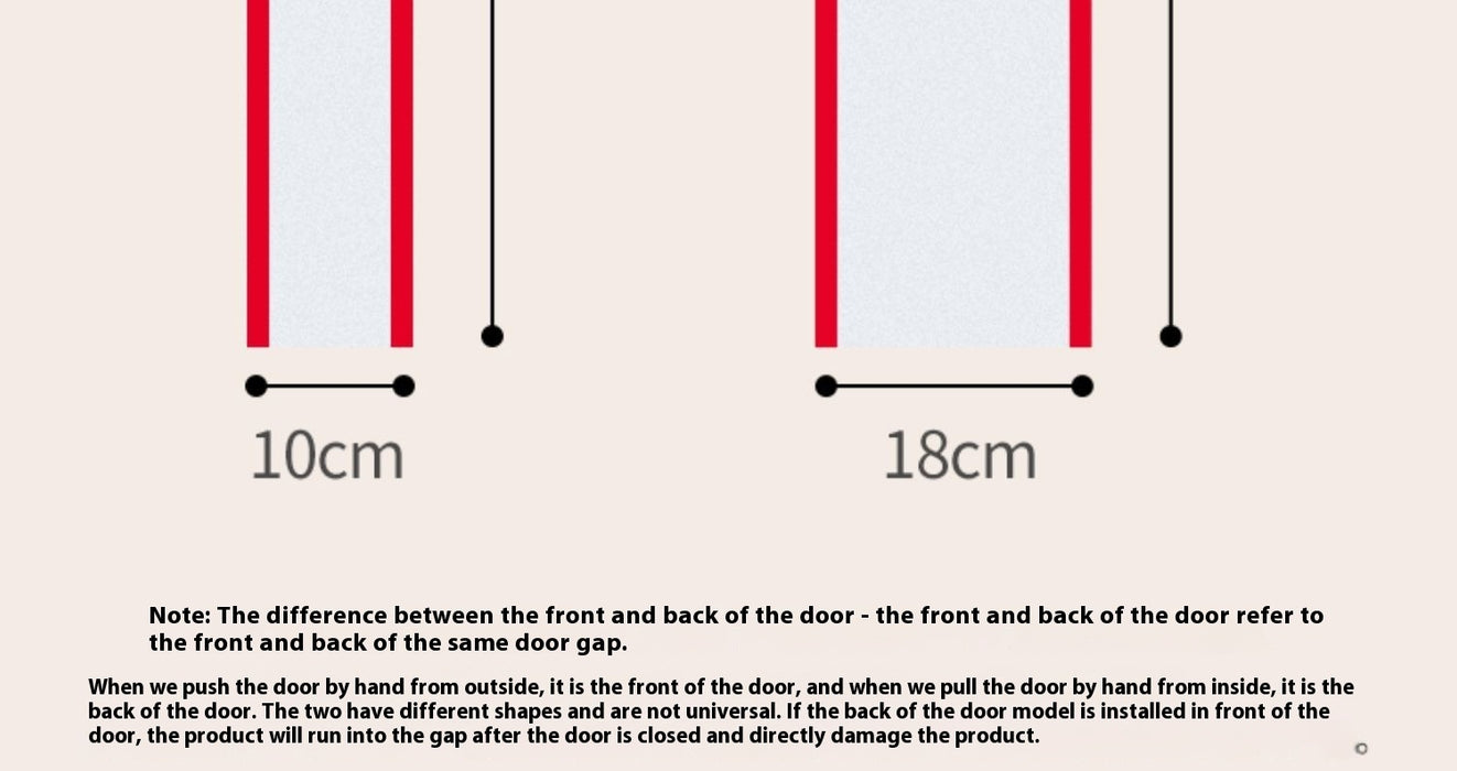 Anti Pinch Hand Door Seam Protection Strip