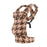 Multi-functional adjustable baby carrier with houndstooth pattern, perfect for all seasons and easy comfort for parents.