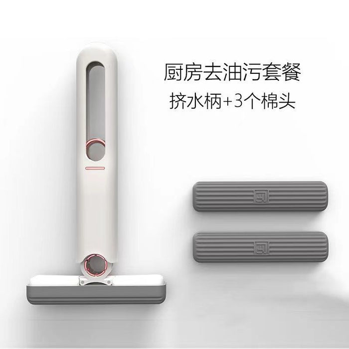 Hand-washing Lazy Sponge Mop Home Mini Desktop Glass Cleaning Mop Bathroom Crack Absorbent Mop