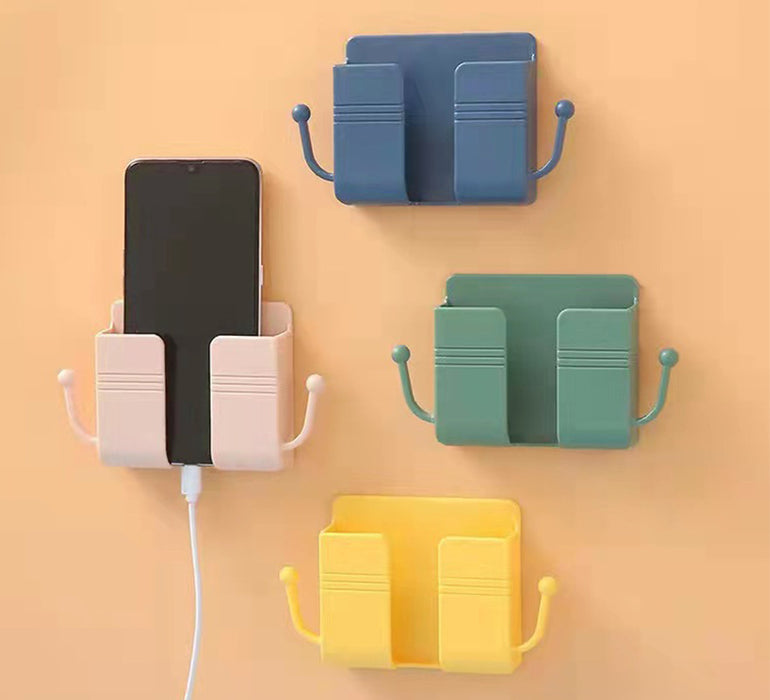 Wall-Mounted Hook Bracket Tv Air Conditioner Remote Control Board Storage Box Bedside Wall Mobile Phone Charging Bracket Storage Rack