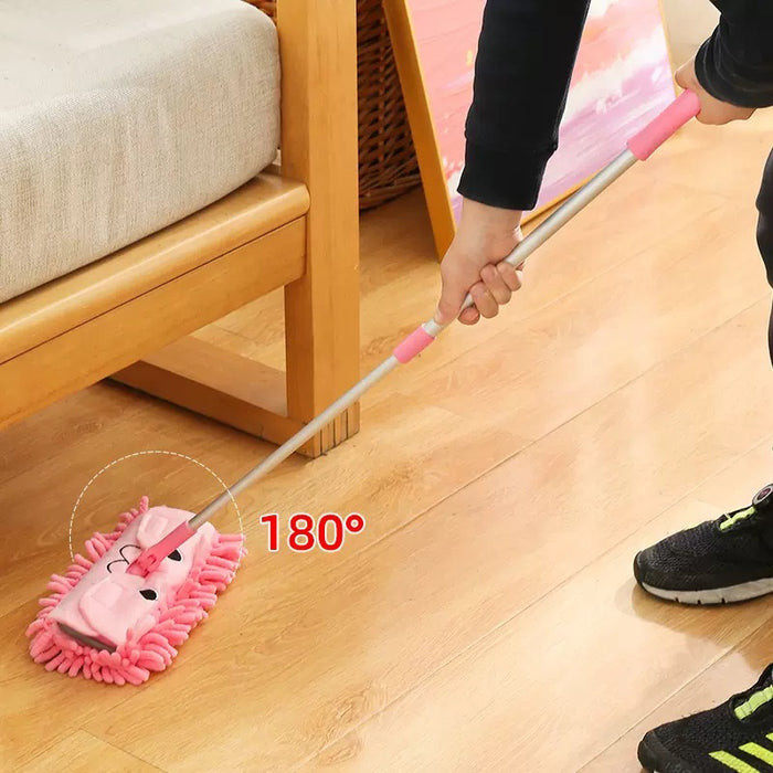 Children's Broom Dustpan Mop Set Small Broom Corner Cleaning Toy Set