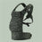Multi-functional adjustable baby carrier in green leopard print, designed for all seasons and child comfort.