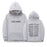 Letter Printing Long-sleeved Drawstring Hooded