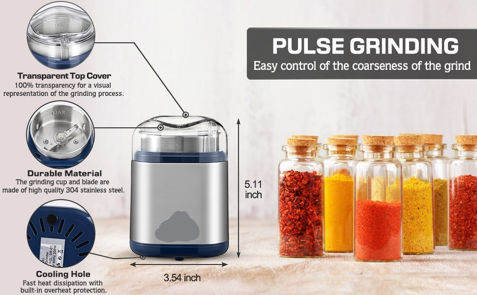 Electric Grinder For Herb