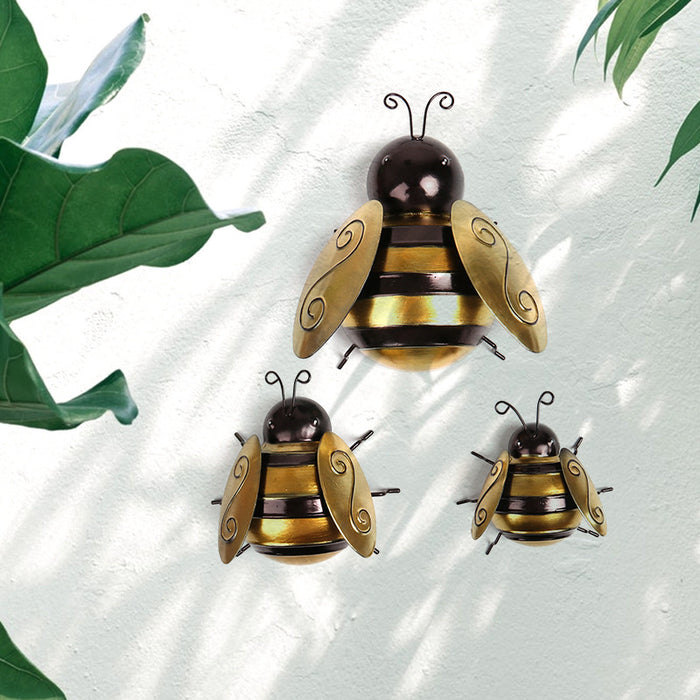 Idyllic Bee Iron Wall Decoration