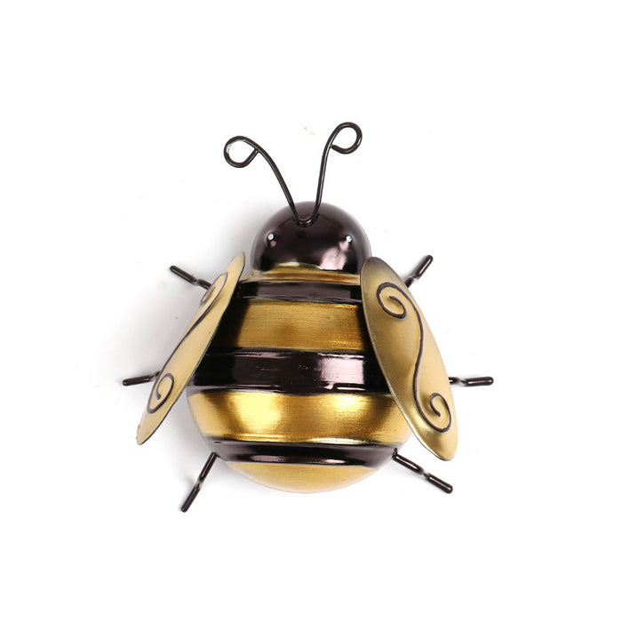 Idyllic Bee Iron Wall Decoration